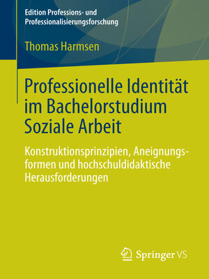 cover image of Professionelle Identität im Bachelorstudium Soziale Arbeit